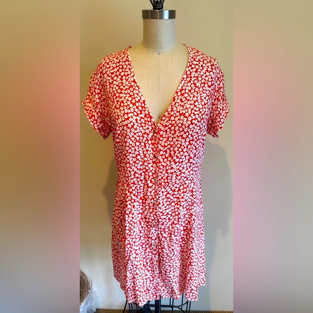 Capulet Mabel Mini Dress in Tangerine Floral Size Small